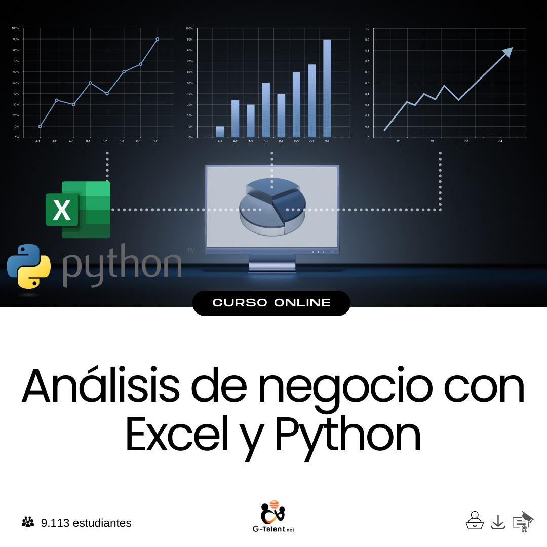 Análisis de negocio con Excel y Python.