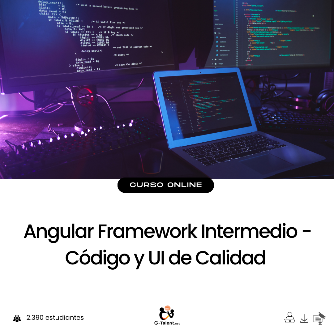 Angular Framework Intermedio - Código y UI de Calidad