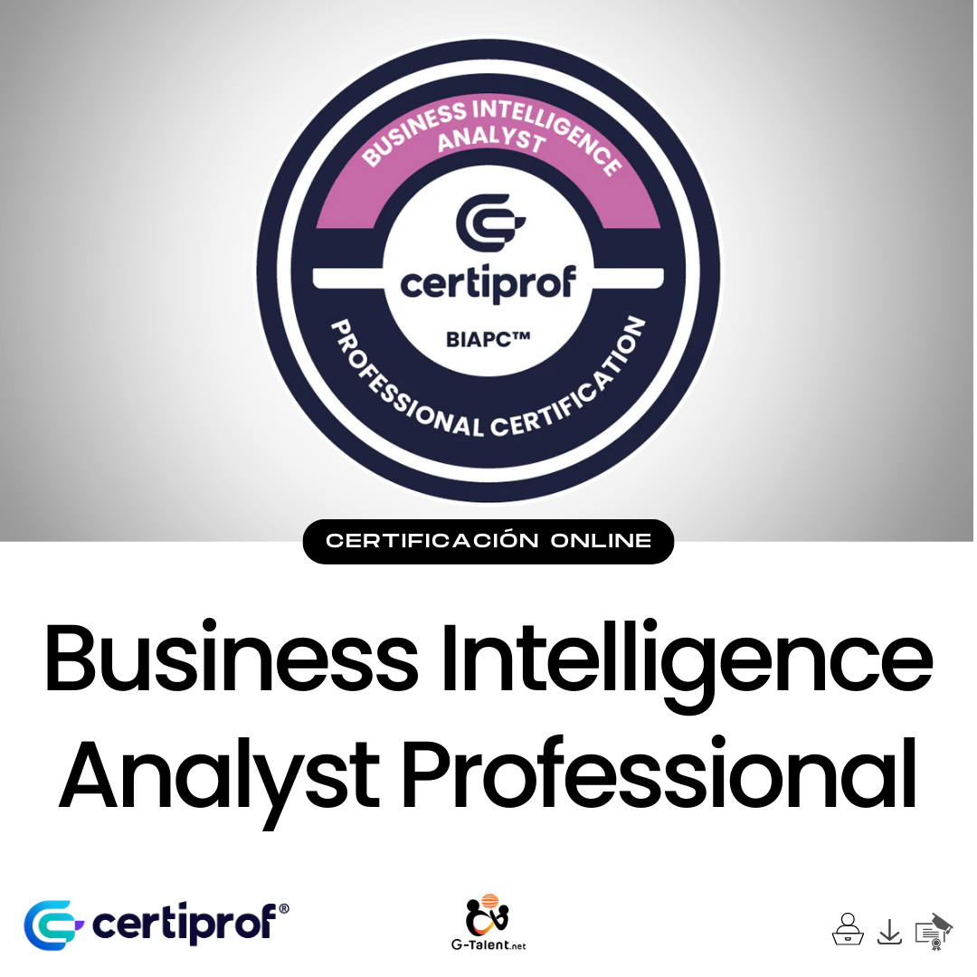 Certificación Business Intelligence Analyst Professional - BIAPC™