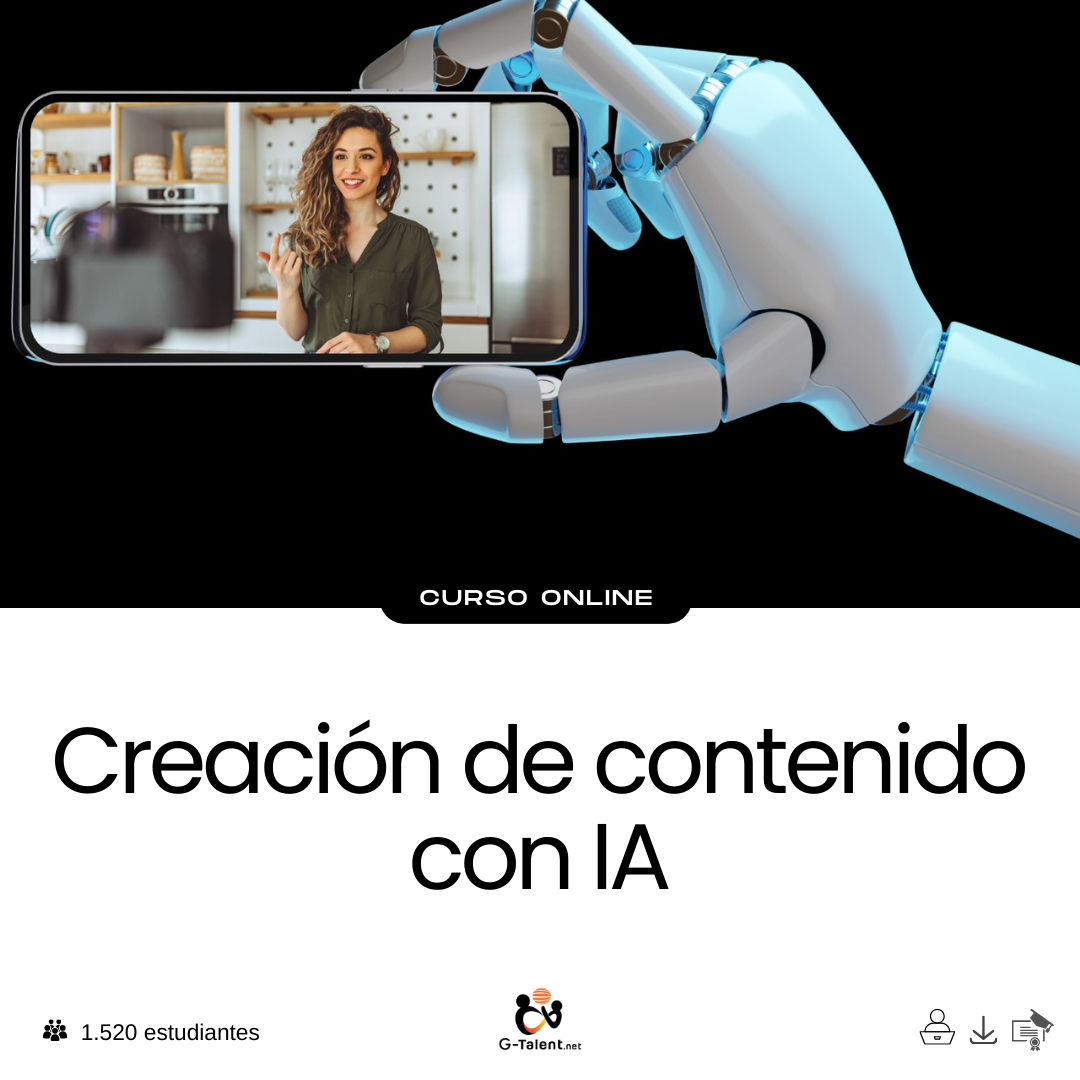 Creación de contenido con IA.