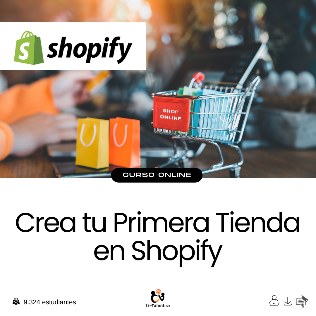 Crea tu Primera Tienda en Shopify.