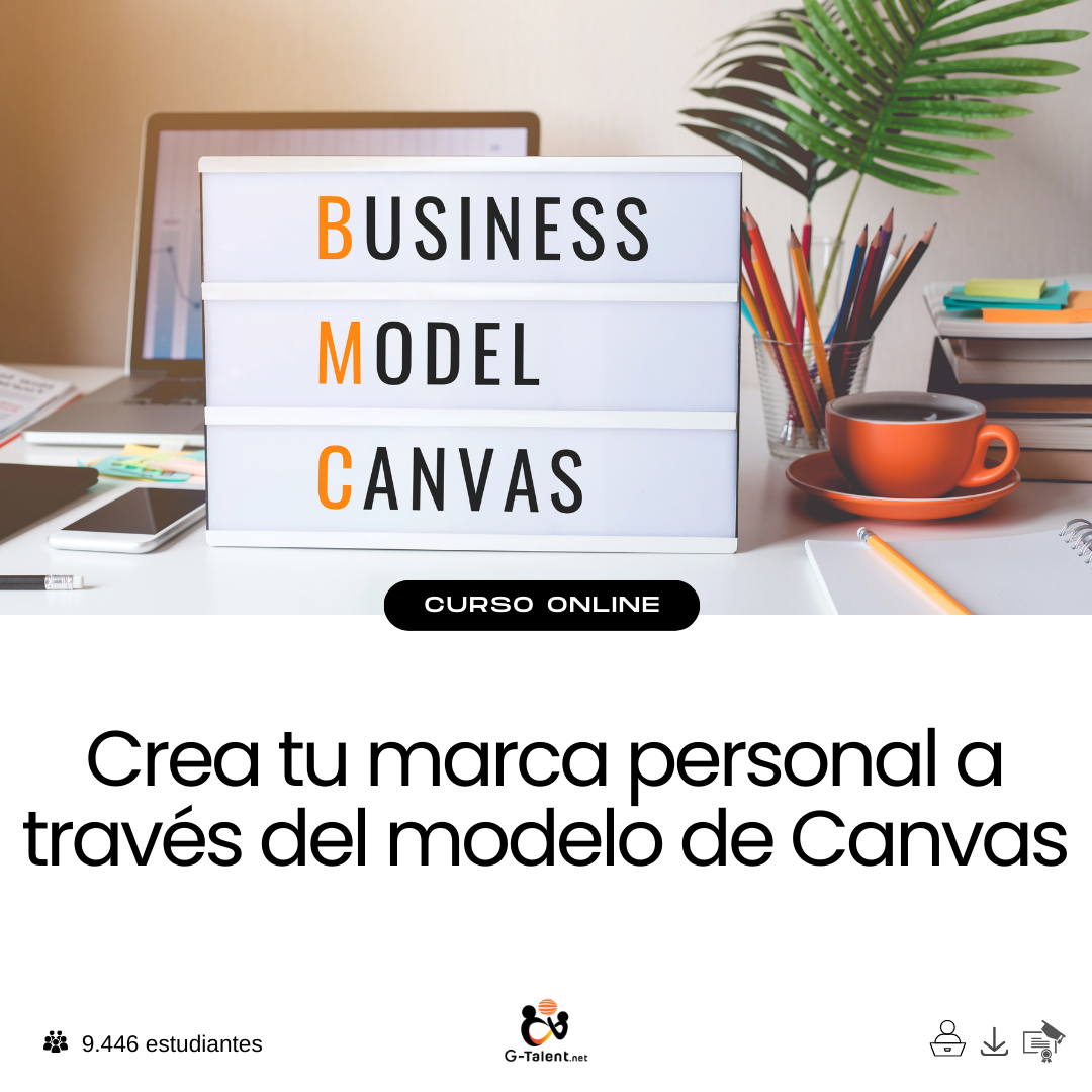 Crea tu marca personal a través del modelo de Canvas.