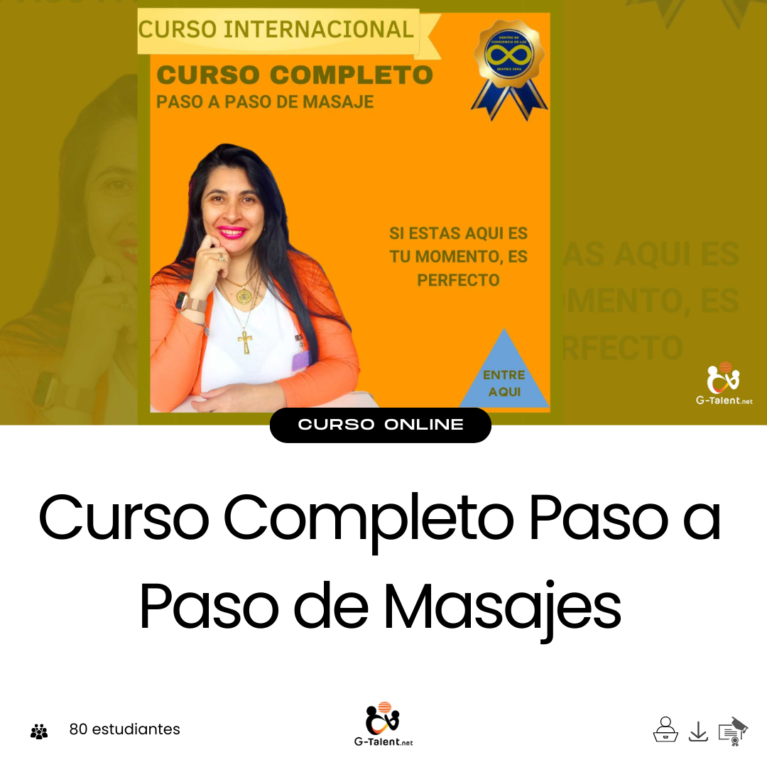 Curso Completo Paso a Paso de Masajes