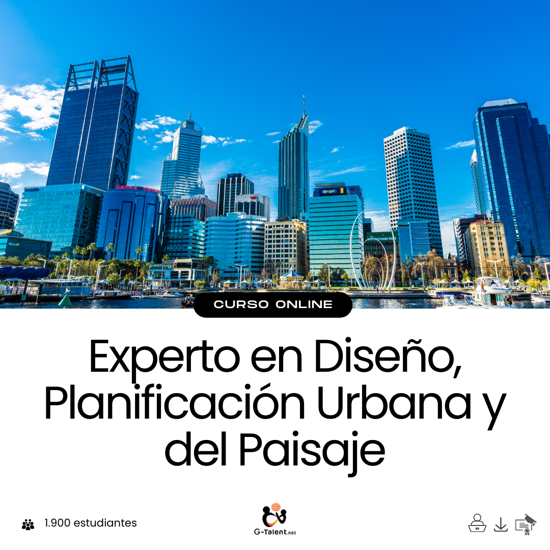 Experto en Diseño, Planificación Urbana y del Paisaje.