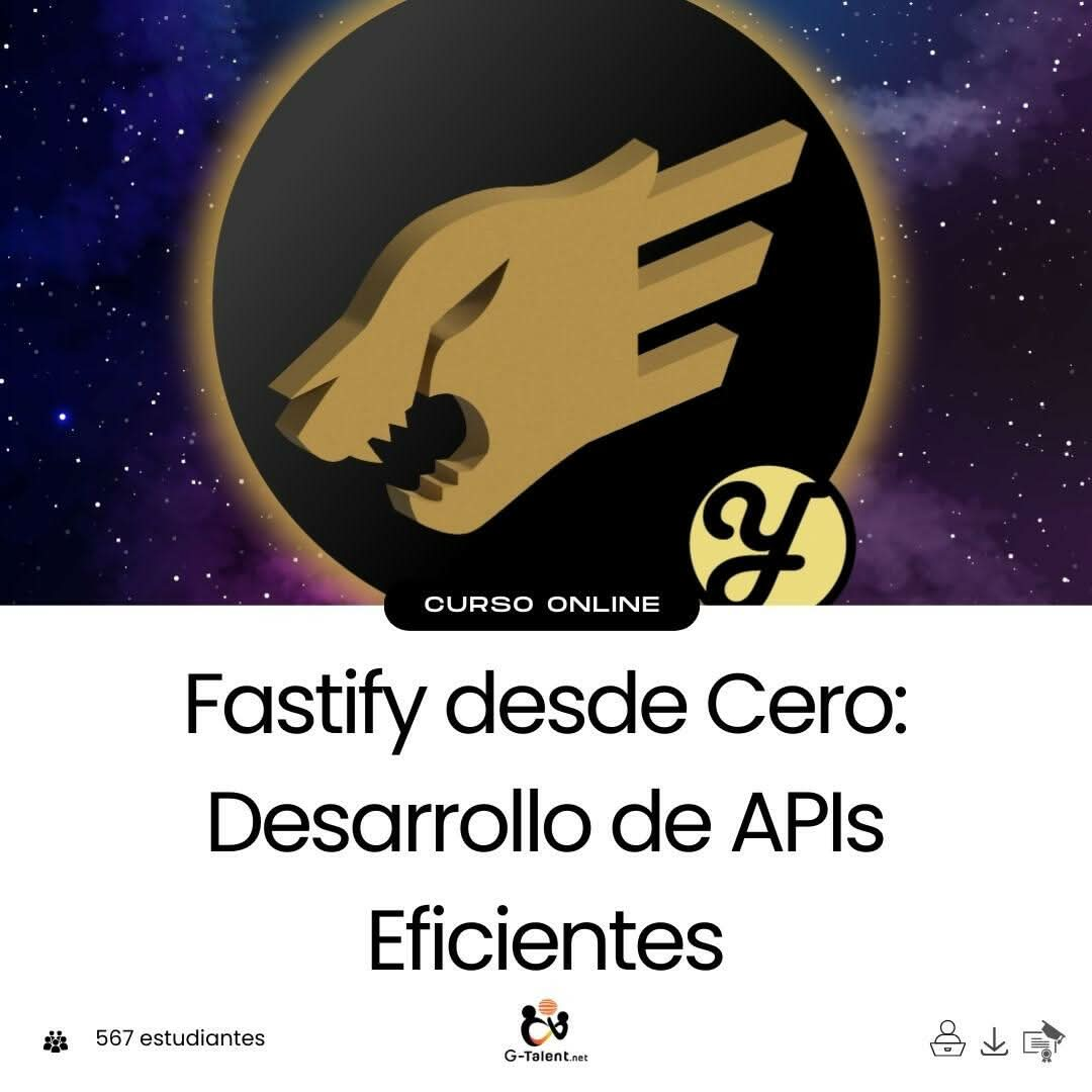 Fastify desde Cero: Desarrollo de APIs Eficientes