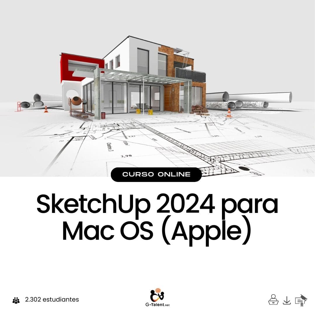 SketchUp 2024 para Mac OS (Apple).