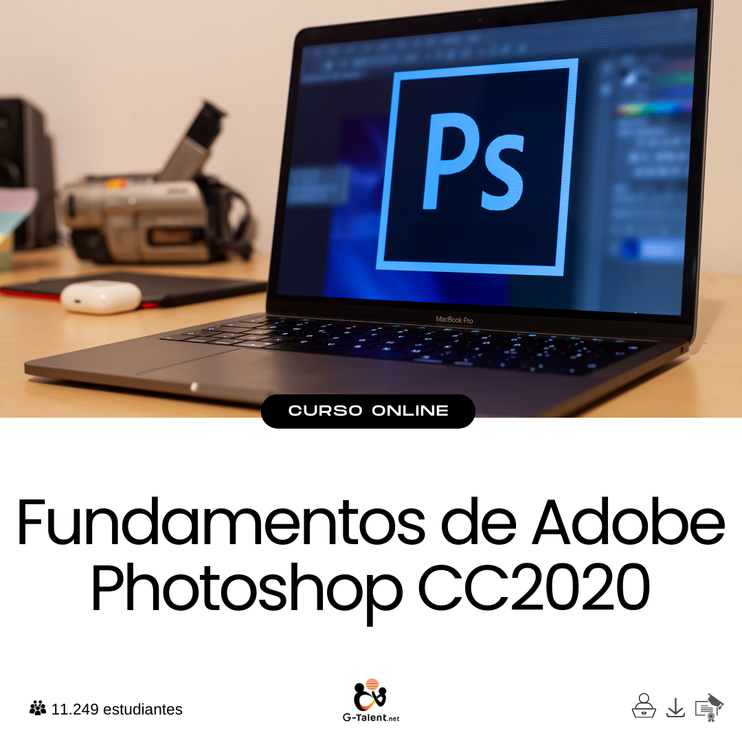 Fundamentos de Adobe Photoshop CC2020.