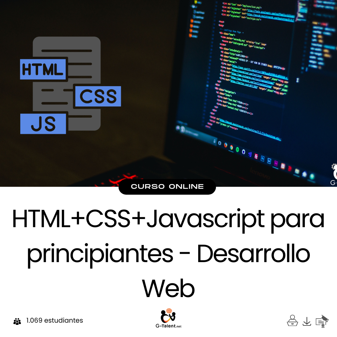 HTML+CSS+Javascript para principiantes - Desarrollo Web