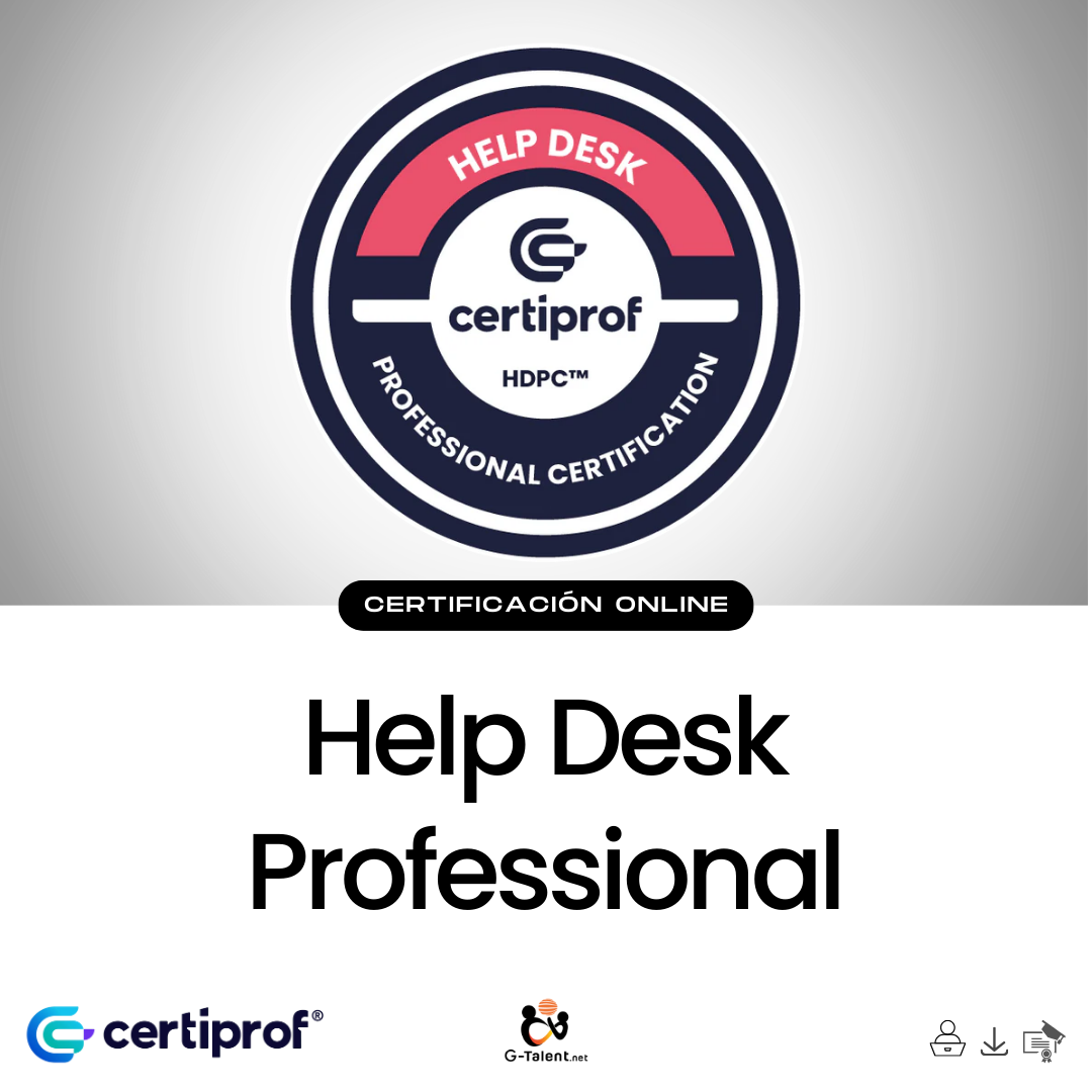 Help Desk Professional Certificate – HDPC