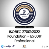 Certified ISO/IEC 27001:2022 Foundation - I27001F