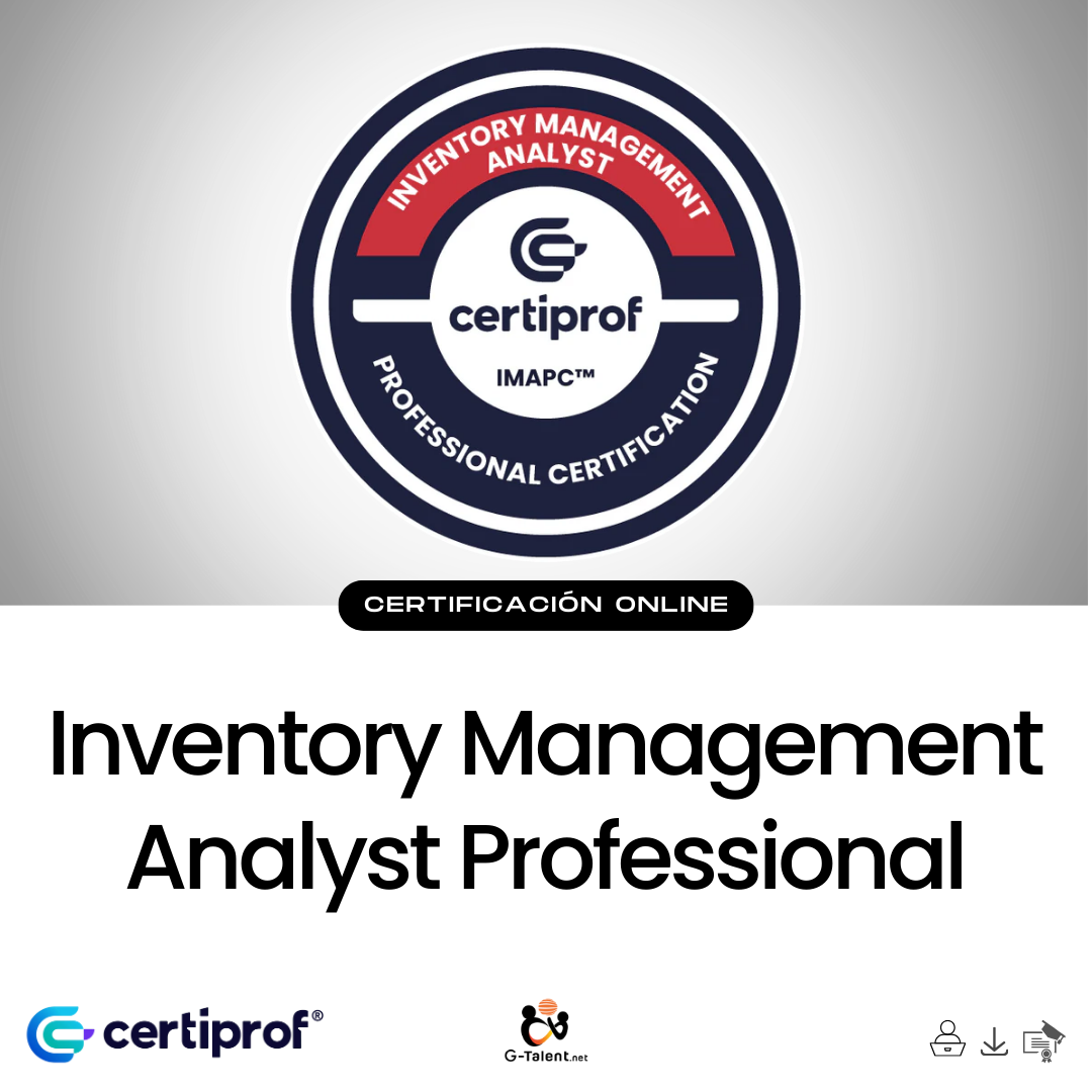 Inventory Management Analyst Professional Certification - IMAPC™