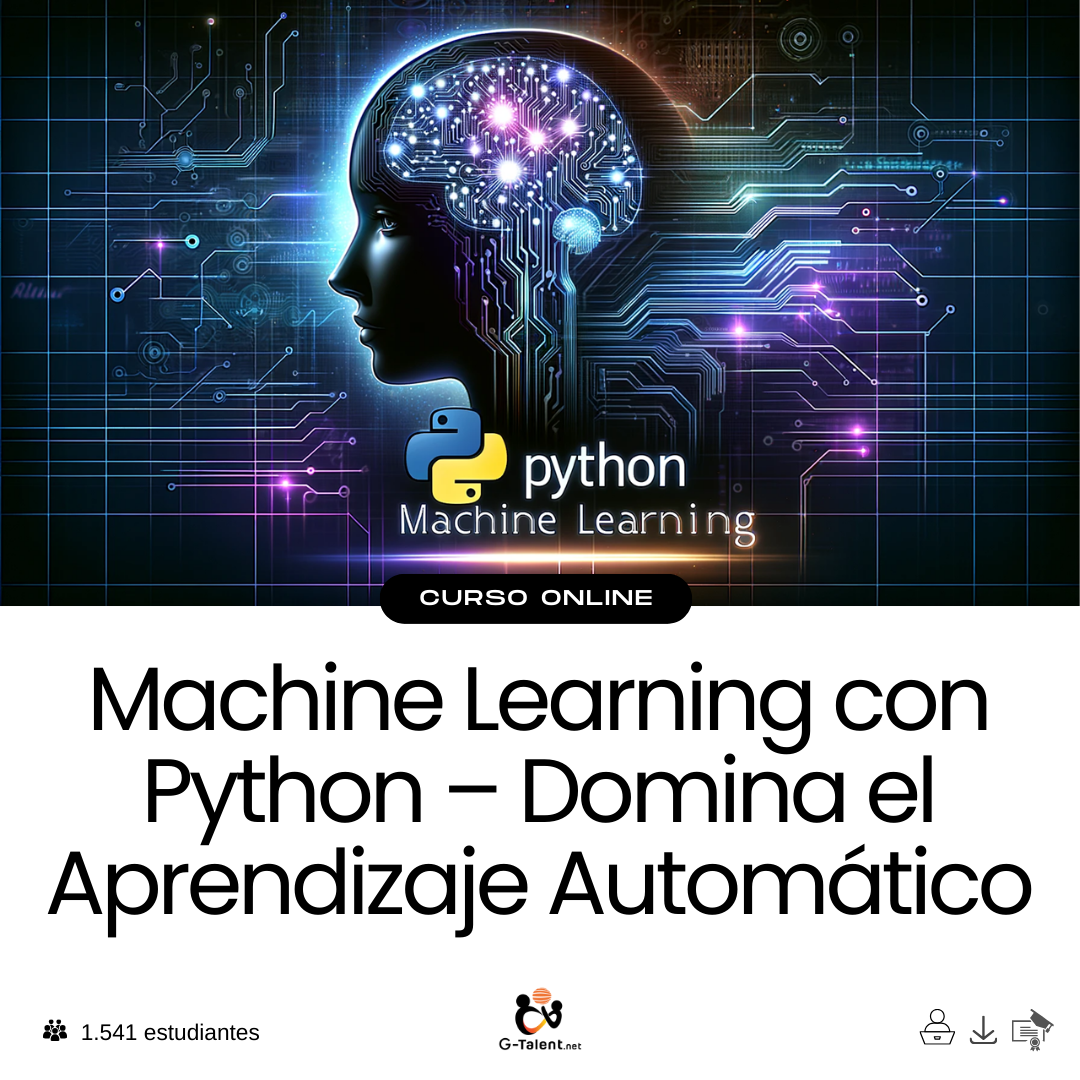 Machine Learning con Python – Domina el Aprendizaje Automático.