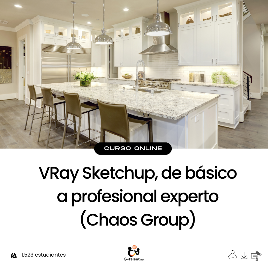 VRay Sketchup, de básico a profesional experto (Chaos Group)