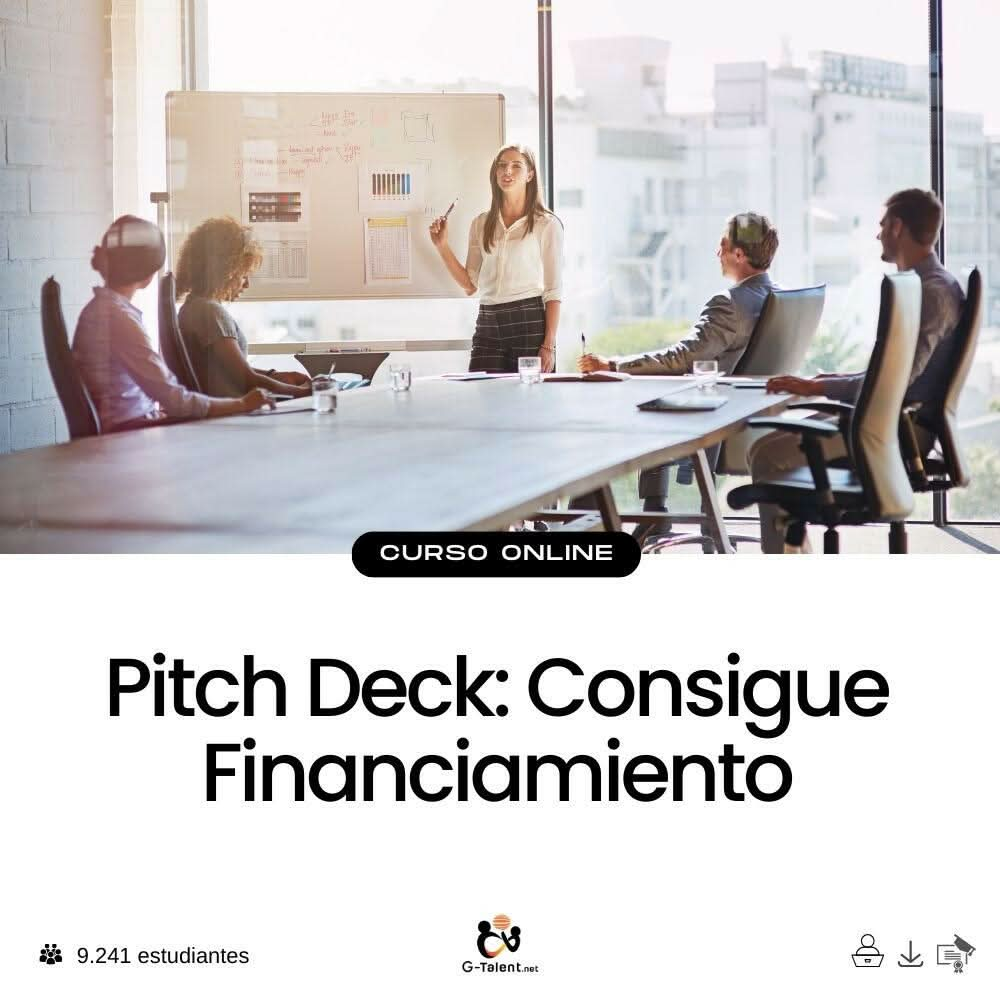 Pitch Deck: Consigue Financiamiento.