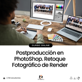 Postproducción en PhotoShop - Retoque Fotográfico de Render.