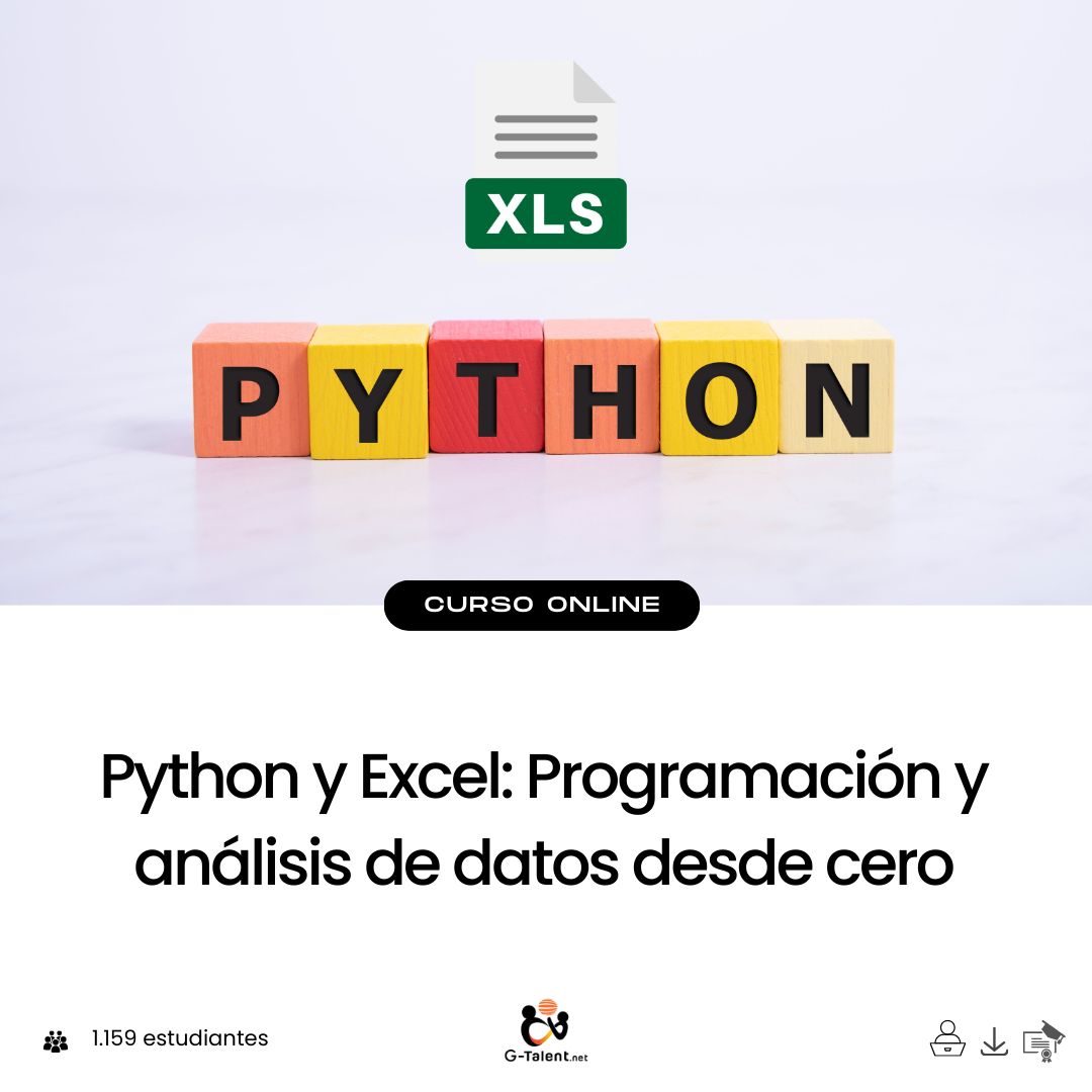 Python y Excel: Programación y análisis de datos desde cero