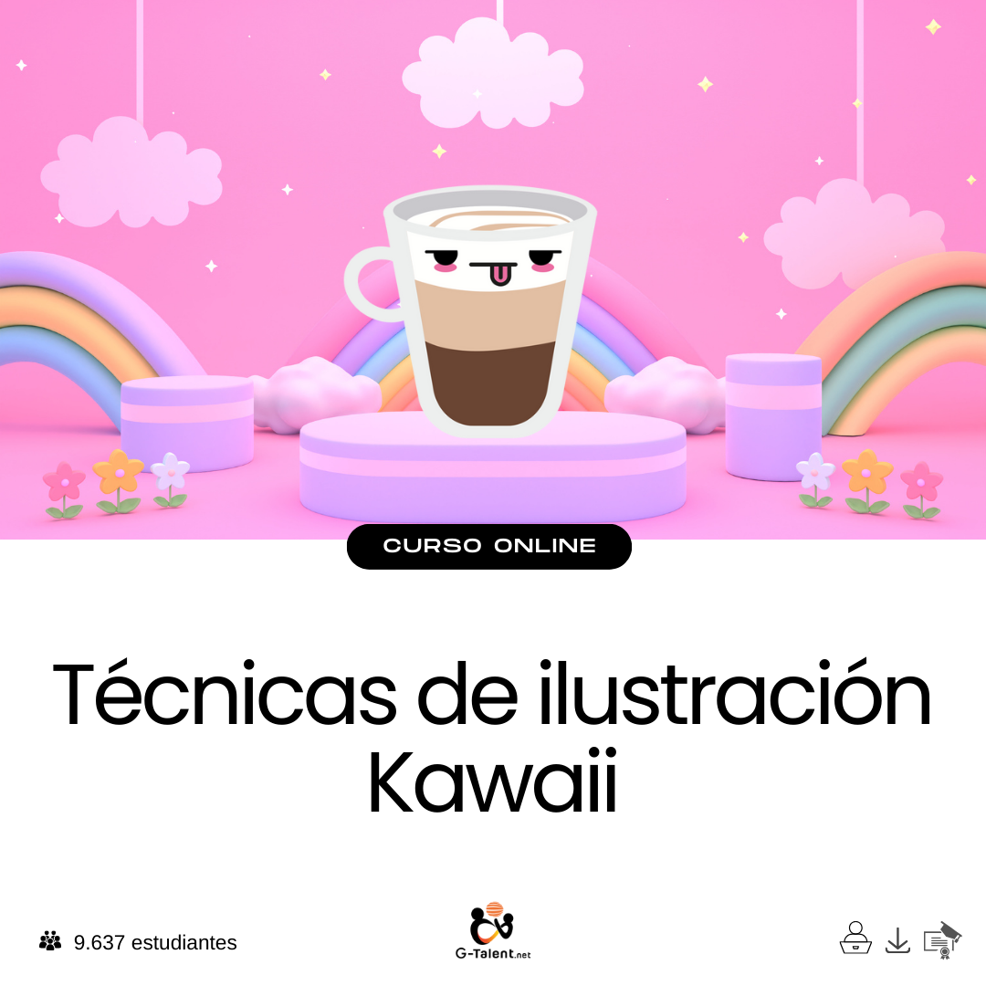 Técnicas de ilustración Kawaii.