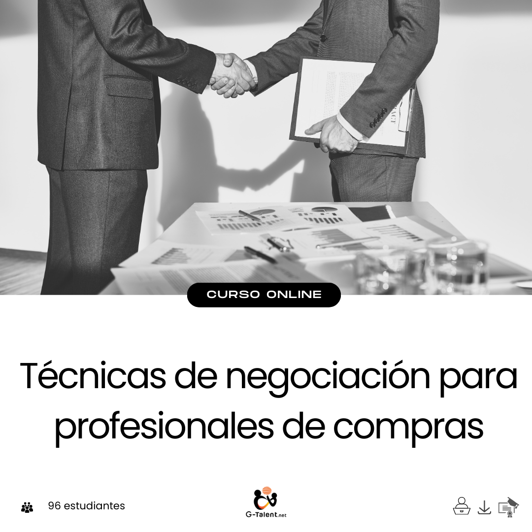 Técnicas de negociación para profesionales de compras