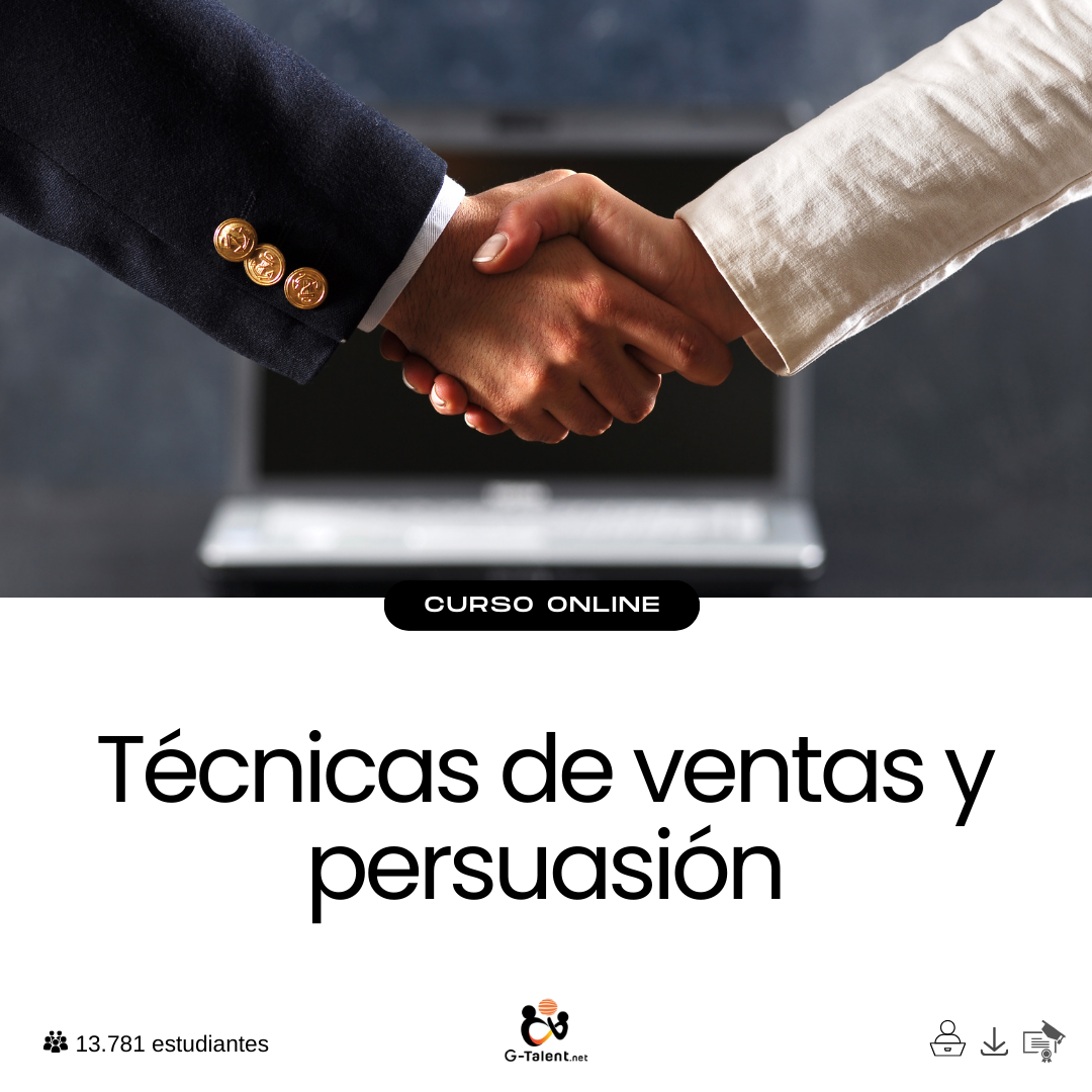 Técnicas de ventas y persuasión.